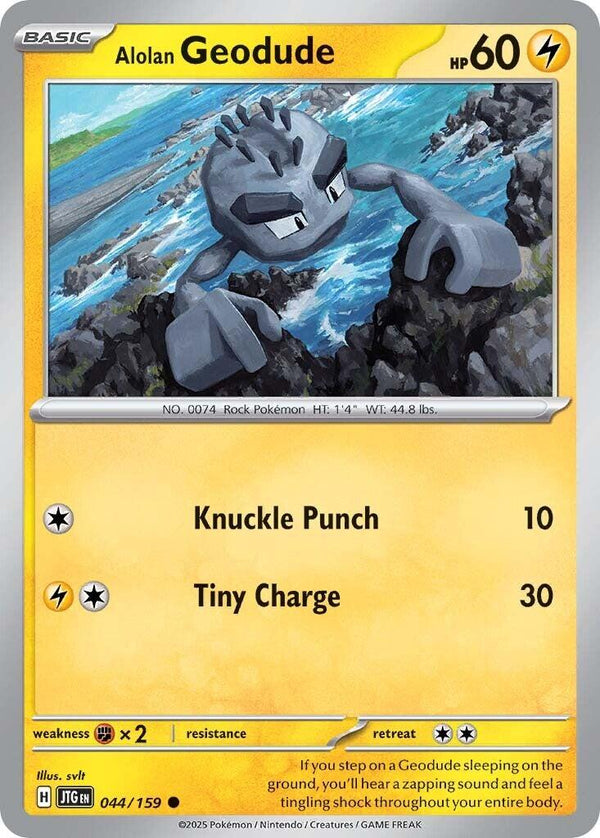 Alolan Geodude (044/159) [Scarlet & Violet: Journey Together]