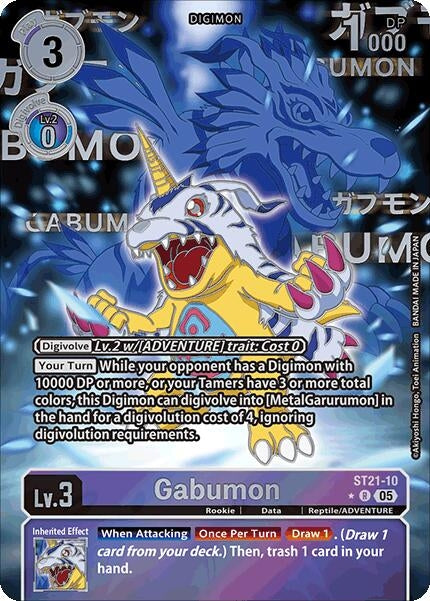 Image for Gabumon (Rare Pull) (ST21-10 R) (ST-21) - Digimon Card Game