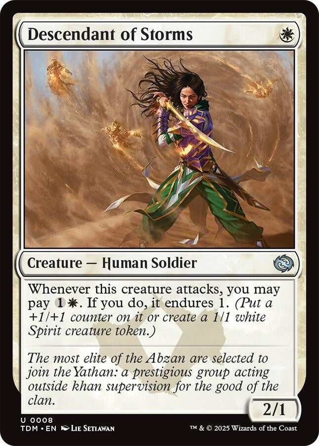 Image for Descendant of Storms (8) (TDM) - Magic: The Gathering