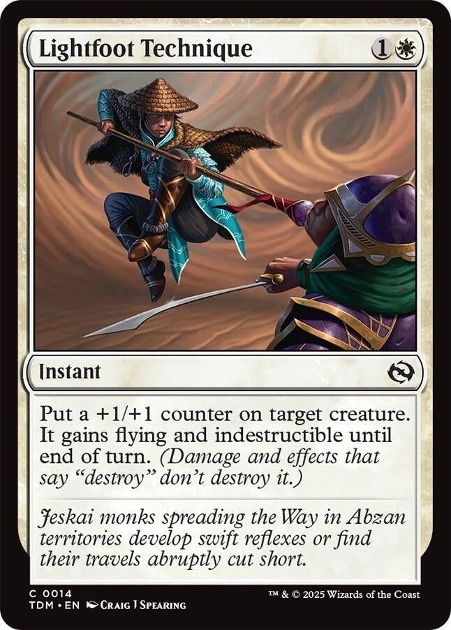 Image for Lightfoot Technique (14) (TDM) - Magic: The Gathering