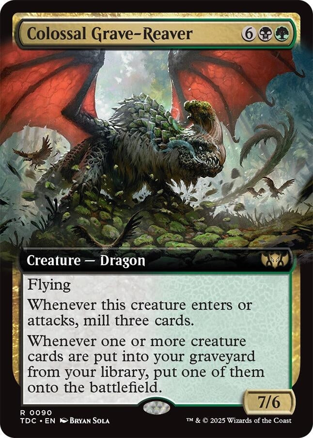 Colossal Grave-Reaver (Extended Art) (90) (TDC)