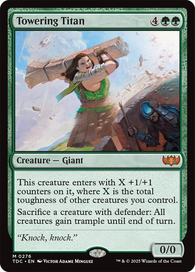 Image for Towering Titan (276) - Magic: The Gathering