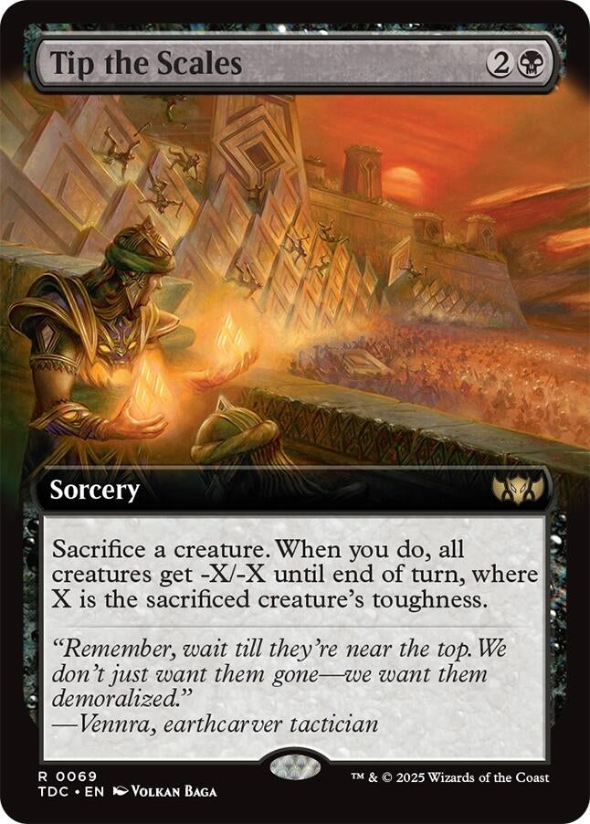 Image for Tip the Scales (Extended Art) (69) - Magic: The Gathering