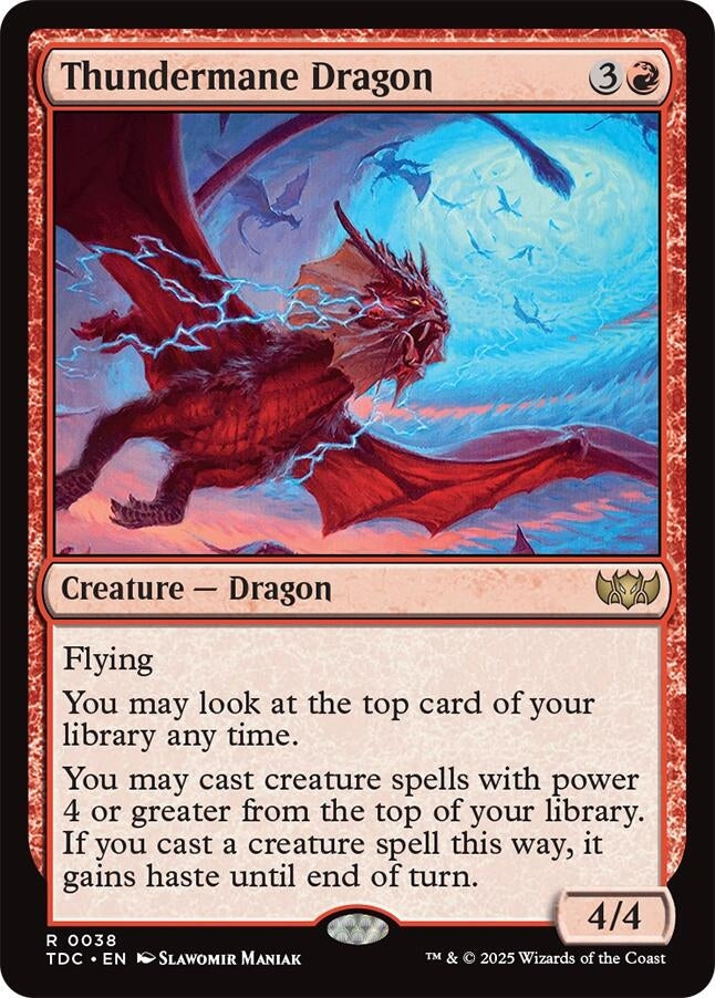Thundermane Dragon (38) (TDC)