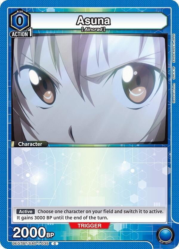 Image for Asuna (035) (Box Topper Foil) (UE07BT/SAO-1-035) (UE07BT) - Union Arena