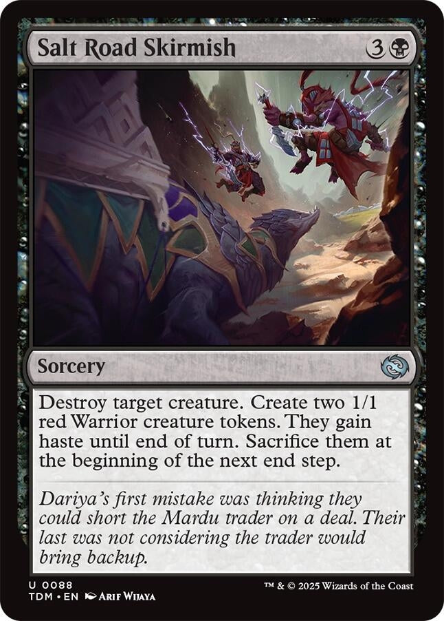 Image for Salt Road Skirmish (88) (TDM) - Magic: The Gathering