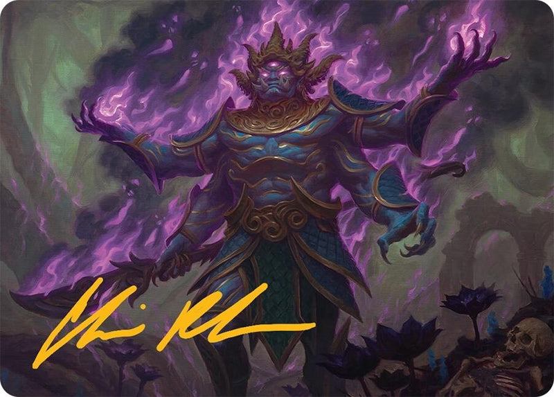 Image for Rot-Curse Rakshasa Art Card (13/54) (Gold-Stamped Signature) (13) - Magic: The Gathering