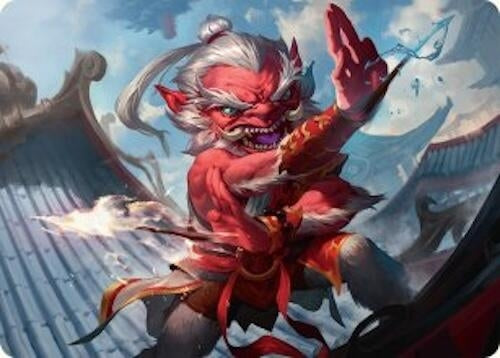 Image for Devoted Duelist Art Card (15/54) (15) - Magic: The Gathering