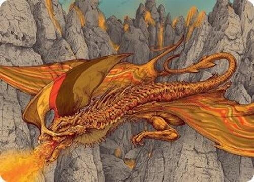 Image for Magmatic Hellkite Art Card (34/54) (34) - Magic: The Gathering