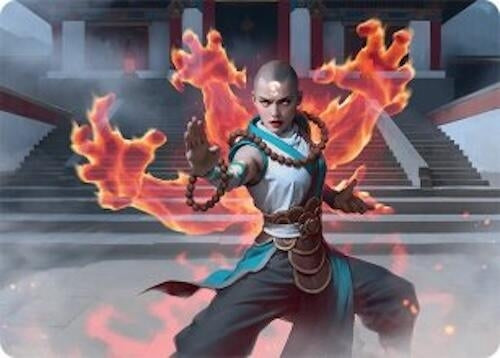 Image for Flamehold Grappler Art Card (24/54) (24) - Magic: The Gathering