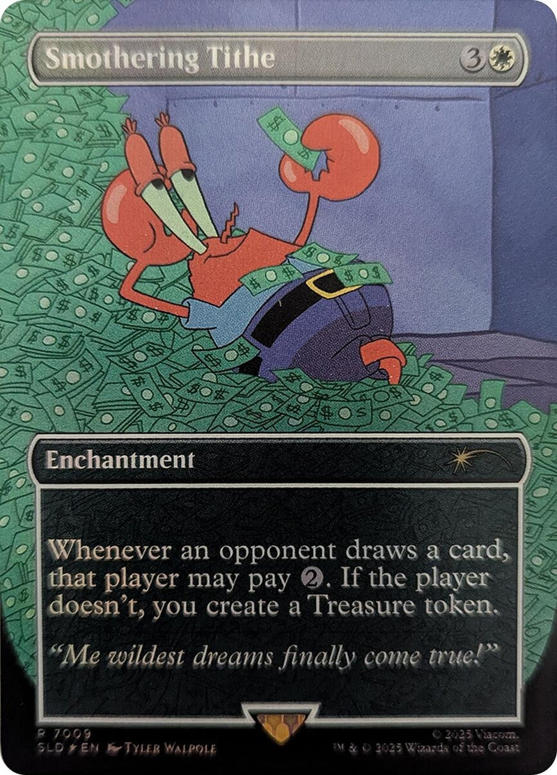 Image for Smothering Tithe (7009) (Rainbow Foil) (7009) (SLD) - Magic: The Gathering