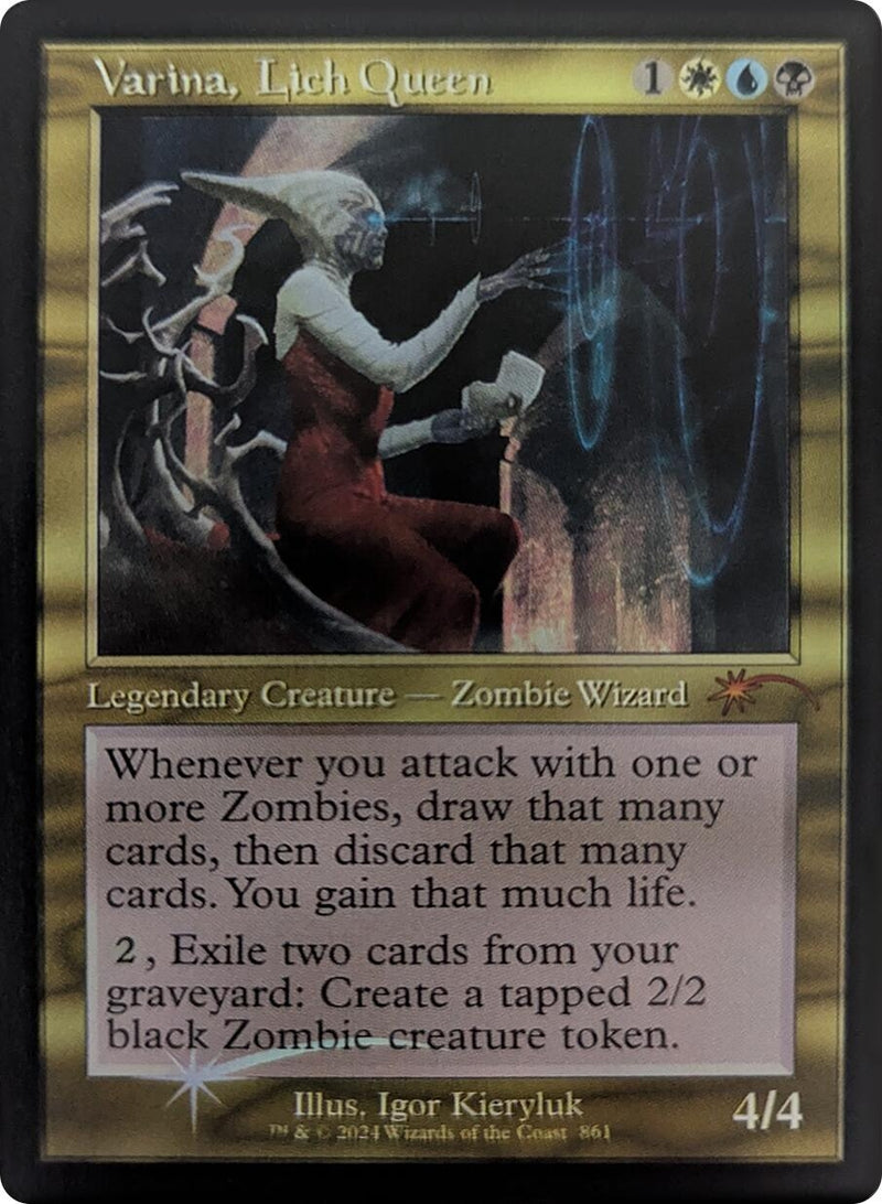 Image for Varina, Lich Queen (Retro Frame) (861) (SLD) - Magic: The Gathering