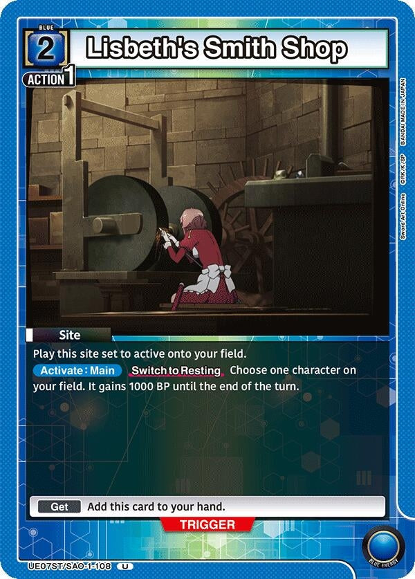 Image for Lisbeth's Smith Shop (UE07ST/SAO-1-108) (UE07ST) - Union Arena