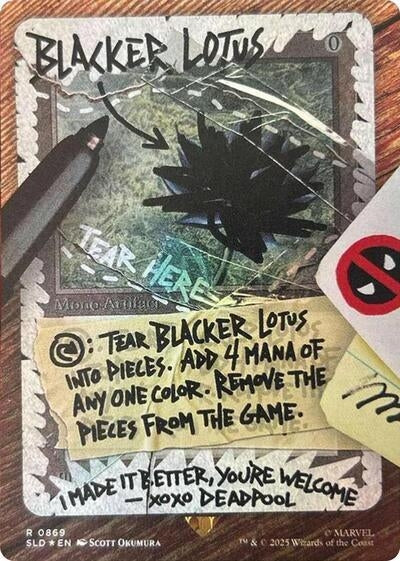 Image for Blacker Lotus (869) (SLD) - Magic: The Gathering