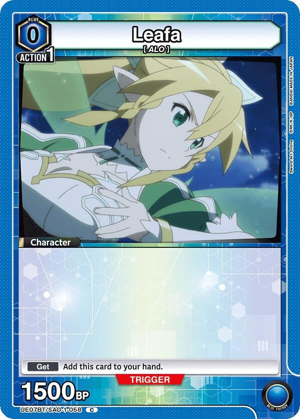 Image for Leafa (058) (UE07BT/SAO-1-058) (UE07BT) - Union Arena