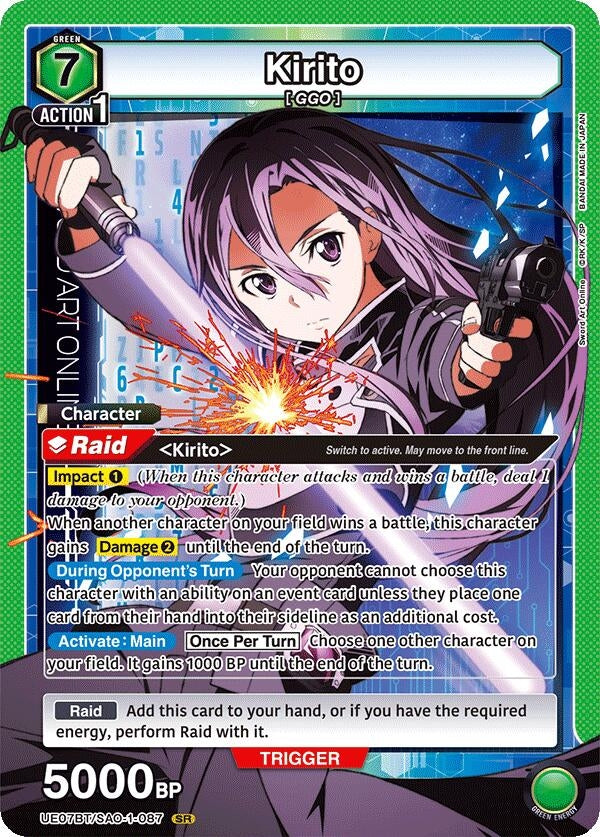 Image for Kirito (087) (UE07BT/SAO-1-087) (UE07BT) - Union Arena