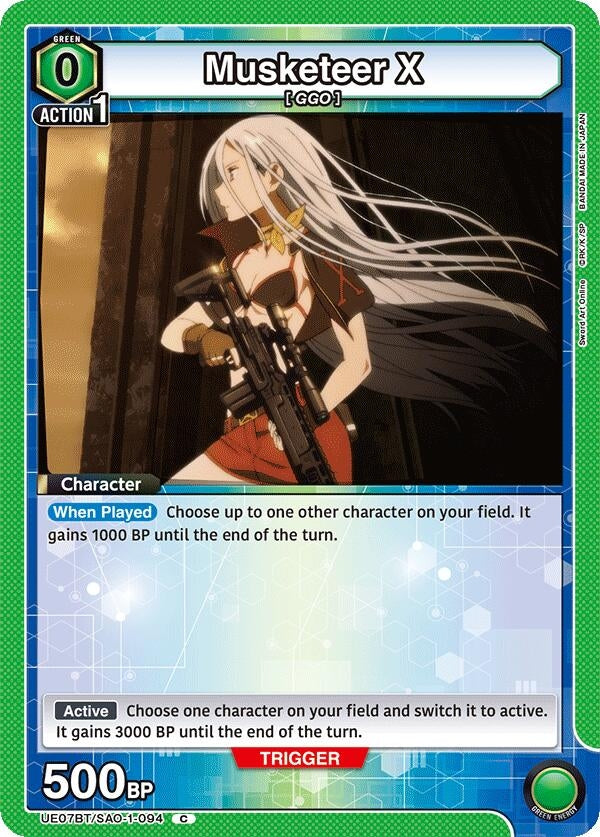 Image for Musketeer X (UE07BT/SAO-1-094) (UE07BT) - Union Arena
