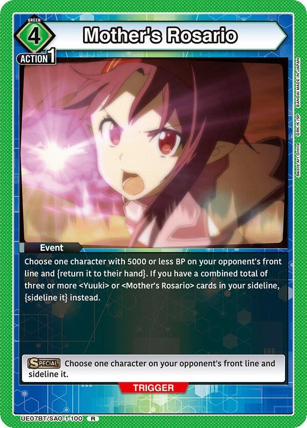 Image for Mother's Rosario (UE07BT/SAO-1-100) (UE07BT) - Union Arena