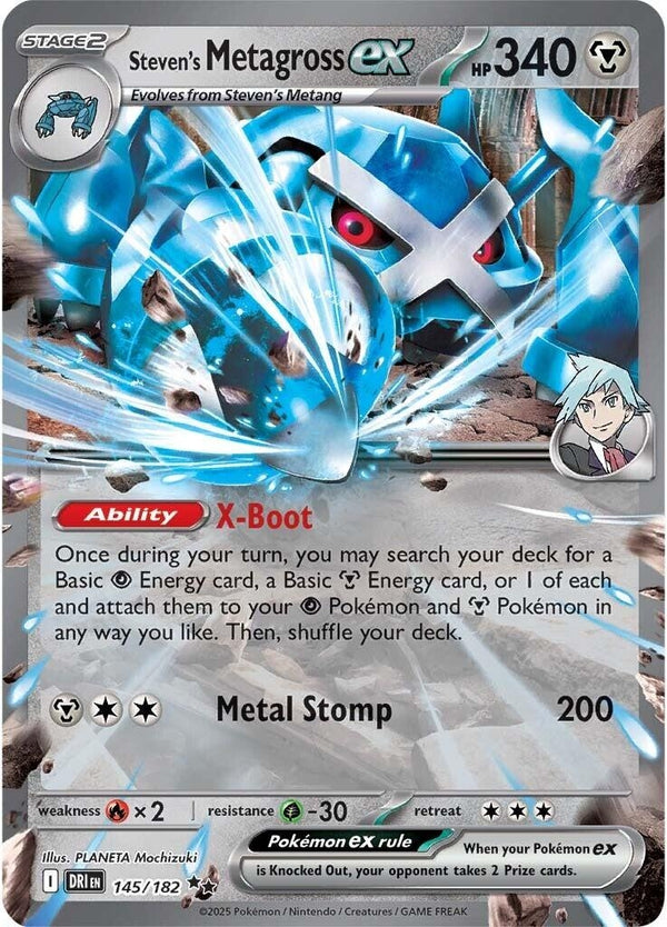 Steven's Metagross ex (145/182) (DRI)