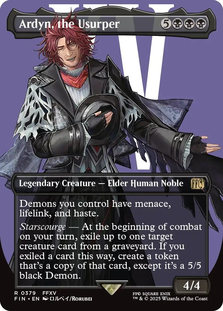 Image for Ardyn, the Usurper (Borderless) (0379) (379) (FIN) - Magic: The Gathering