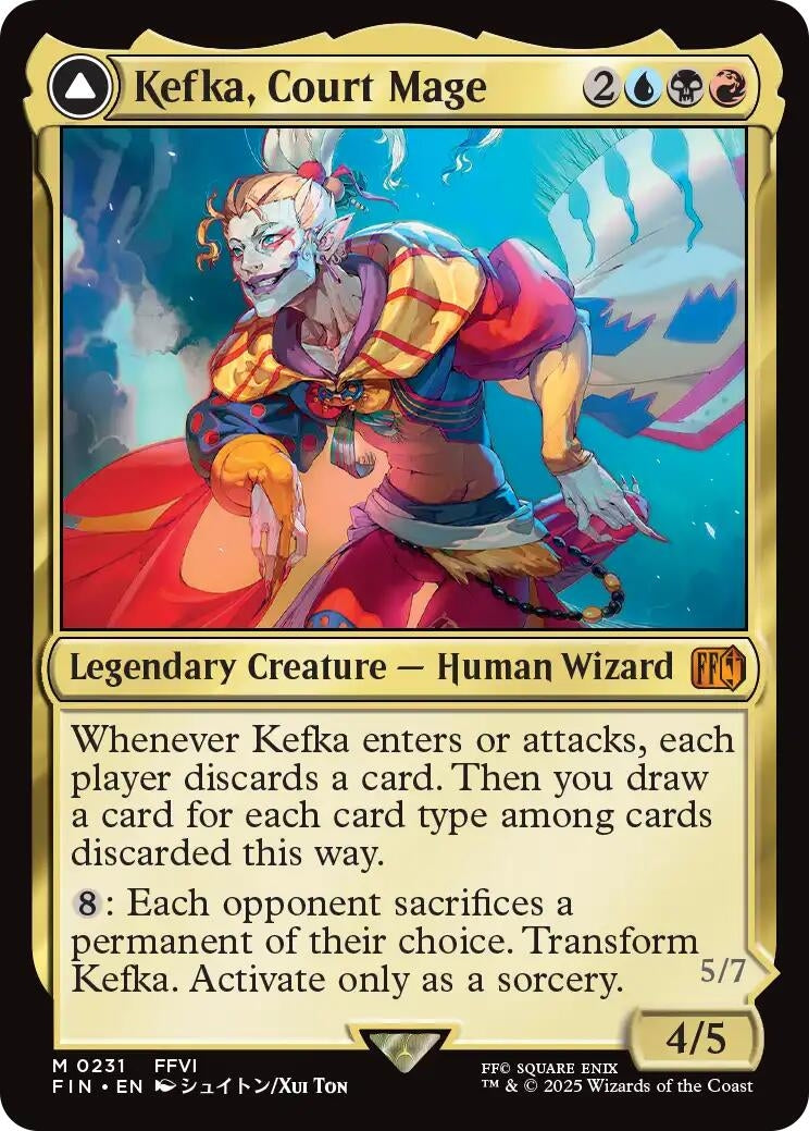 Image for Kefka, Court Mage (231) (FIN) - Magic: The Gathering