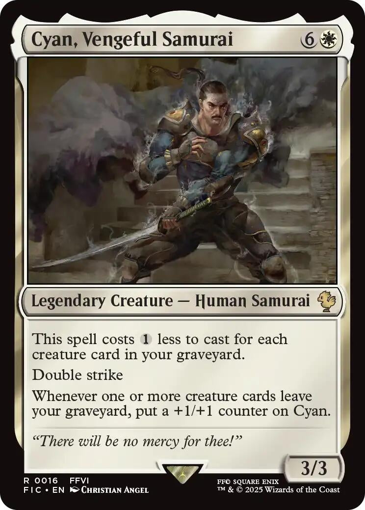 Image for Cyan, Vengeful Samurai (16) - Magic: The Gathering