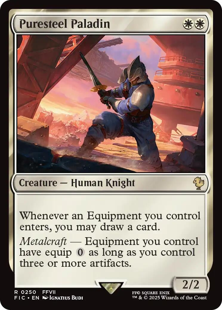 Image for Puresteel Paladin (250) - Magic: The Gathering
