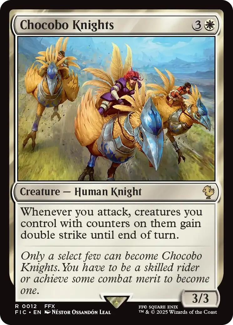 Image for Chocobo Knights (12) - Magic: The Gathering
