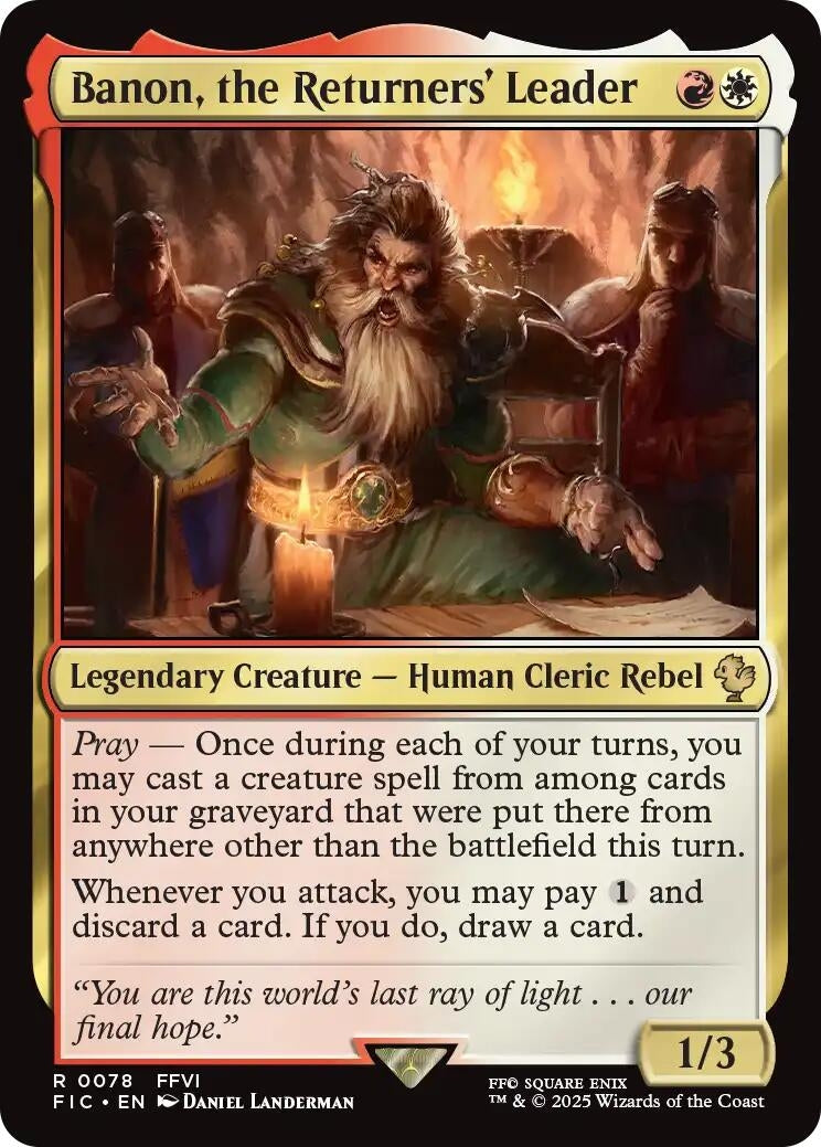Image for Banon, the Returners' Leader (78) - Magic: The Gathering