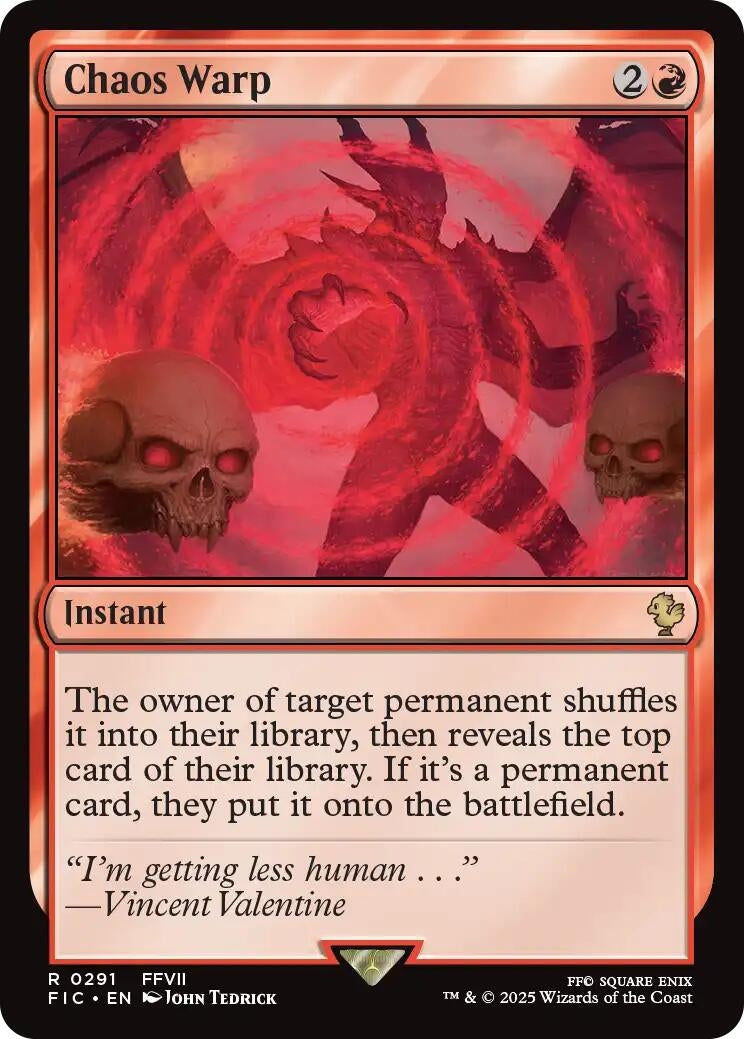 Image for Chaos Warp (291) - Magic: The Gathering