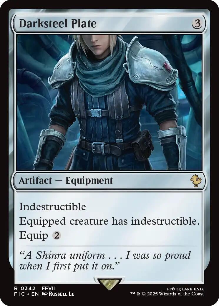Image for Darksteel Plate (342) - Magic: The Gathering