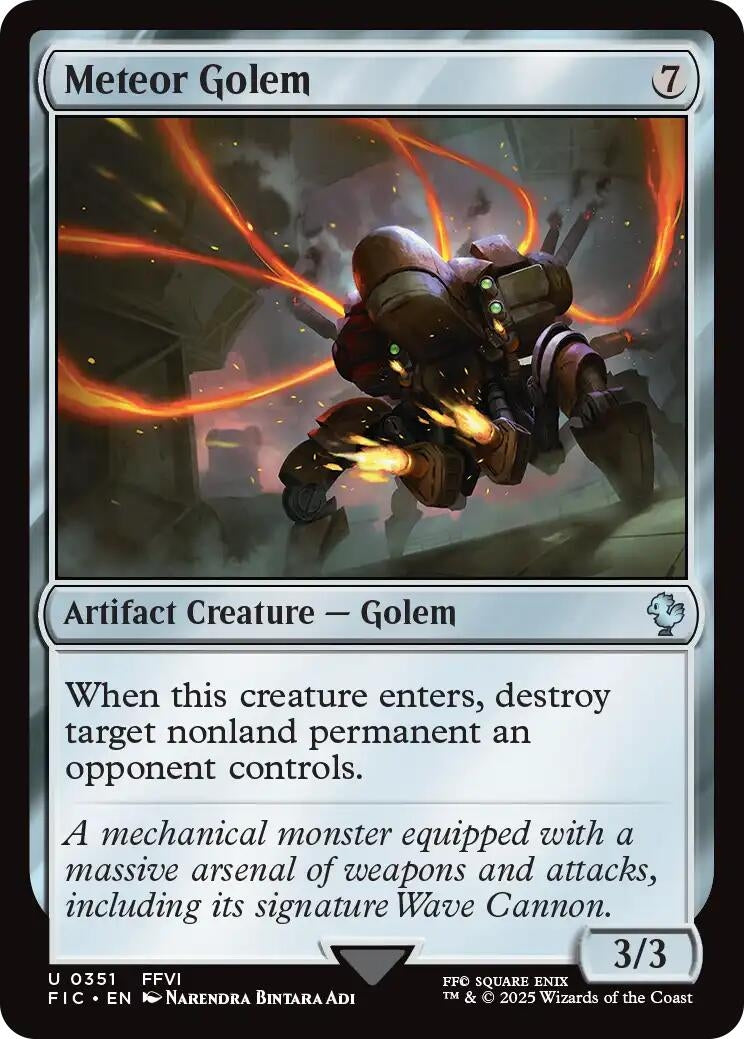 Image for Meteor Golem (351) - Magic: The Gathering