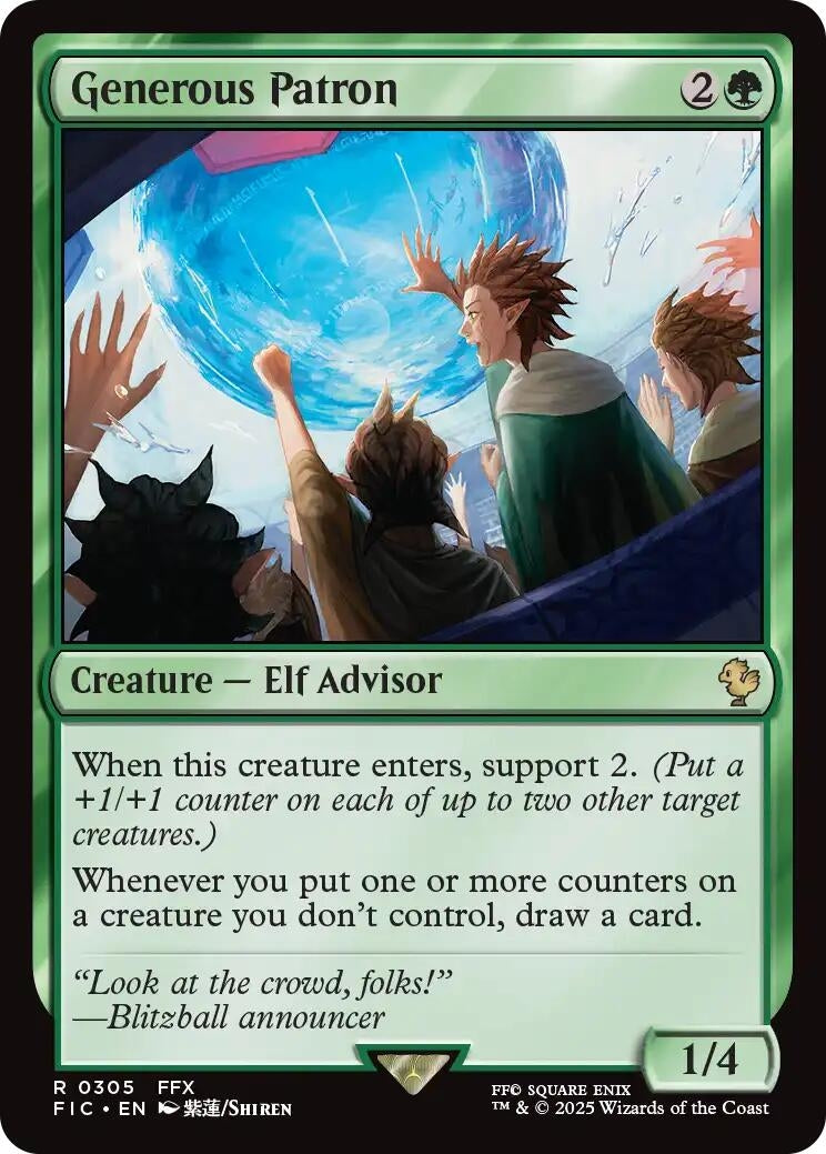 Image for Generous Patron (305) - Magic: The Gathering