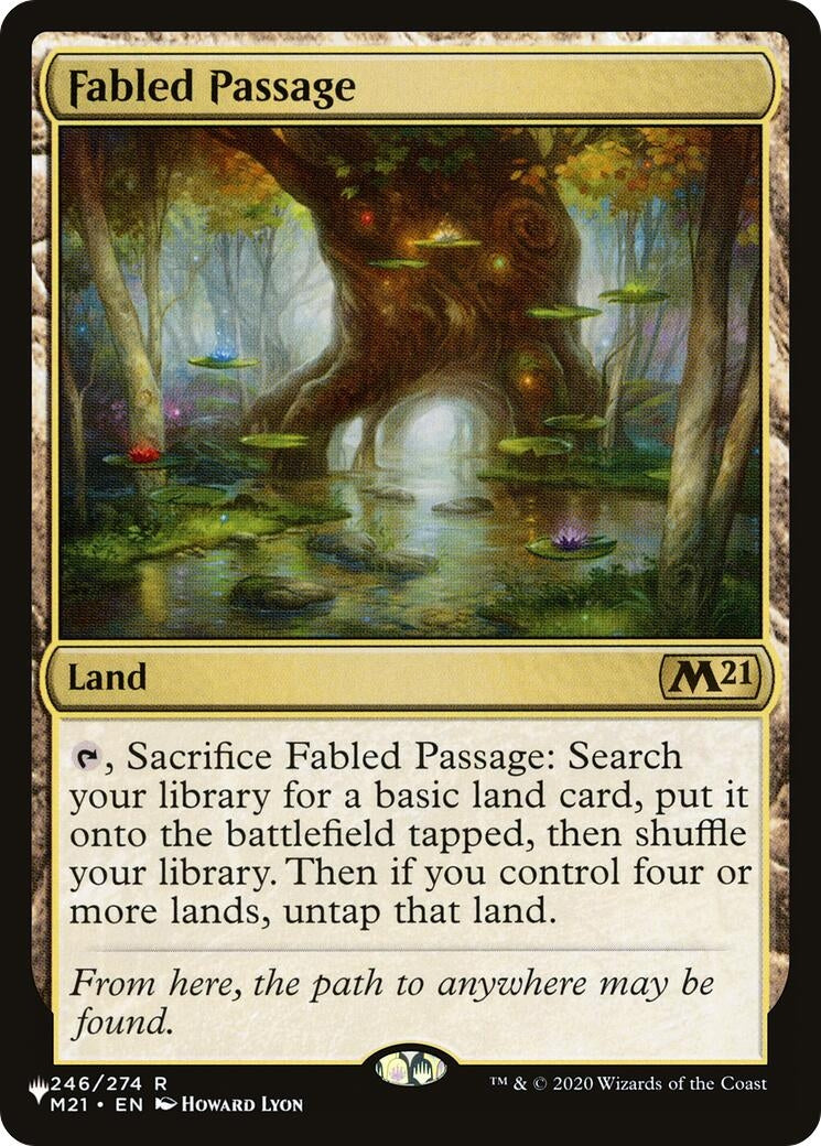 Image for Fabled Passage (M21) (246/274) (LIST) - Magic: The Gathering