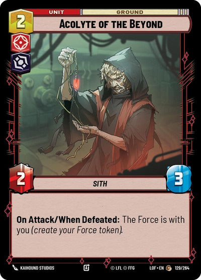 Acolyte of the Beyond (129/264) (Legends of the Force) (LOF)