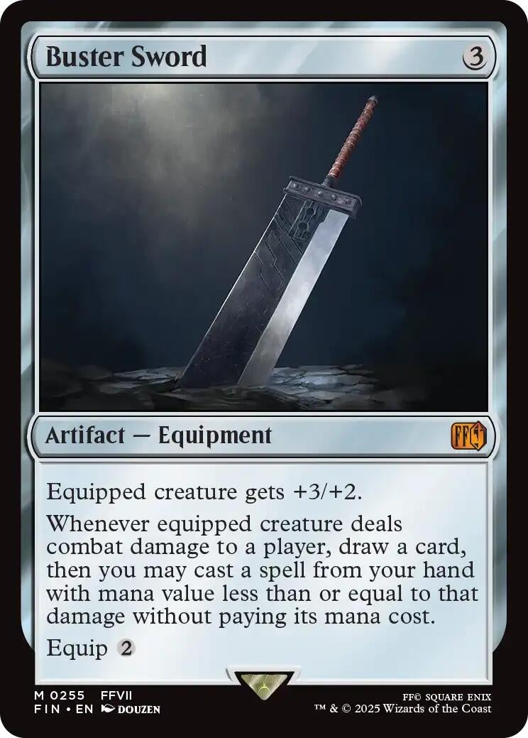 Image for Buster Sword (255) (FIN) - Magic: The Gathering