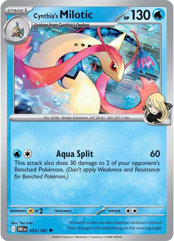 Cynthia's Milotic (053/182) (DRI)