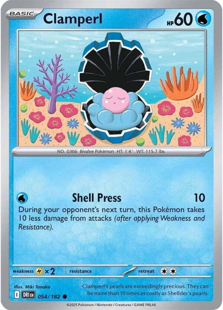 Clamperl (054/182) (DRI)