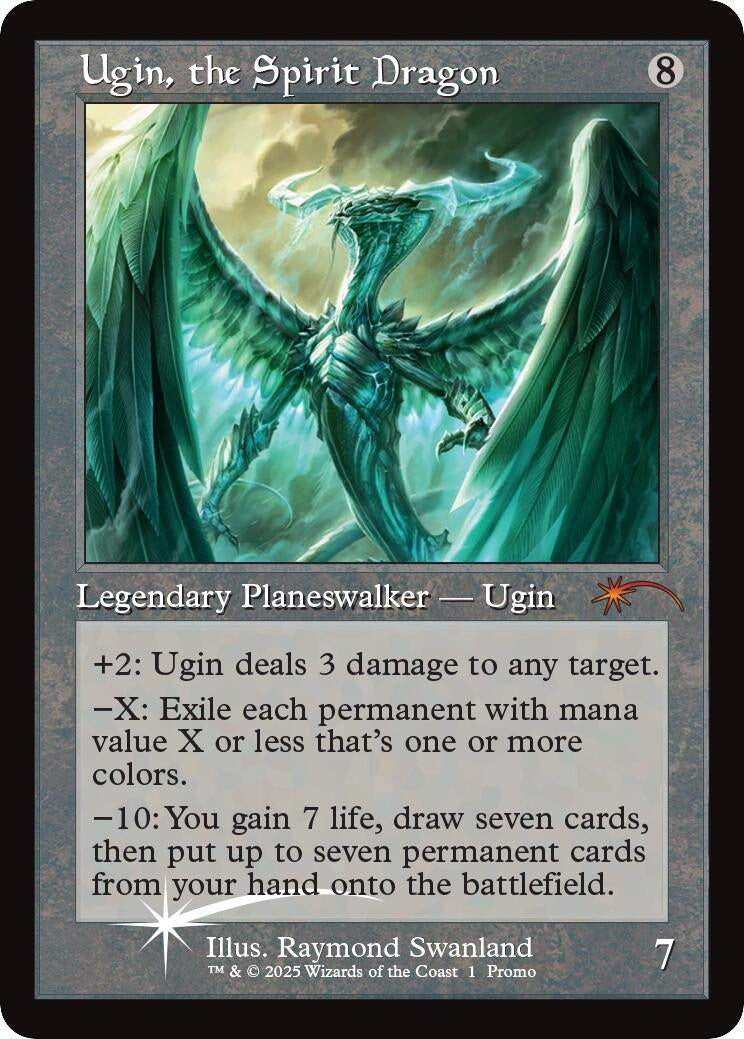 Image for Ugin, the Spirit Dragon (Retro Frame) (1) (MFP) - Magic: The Gathering
