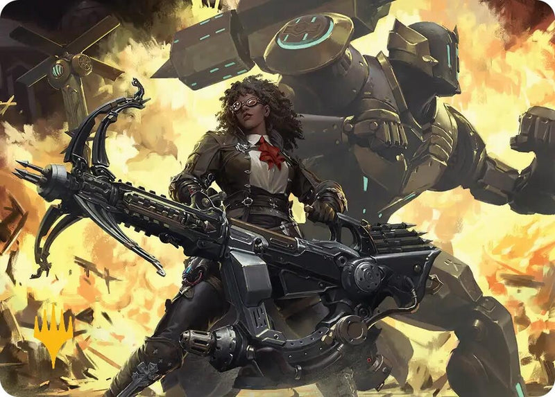 Image for Machinist's Arsenal Art Card (Gold-Stamped Planeswalker Symbol) (2) - Magic: The Gathering