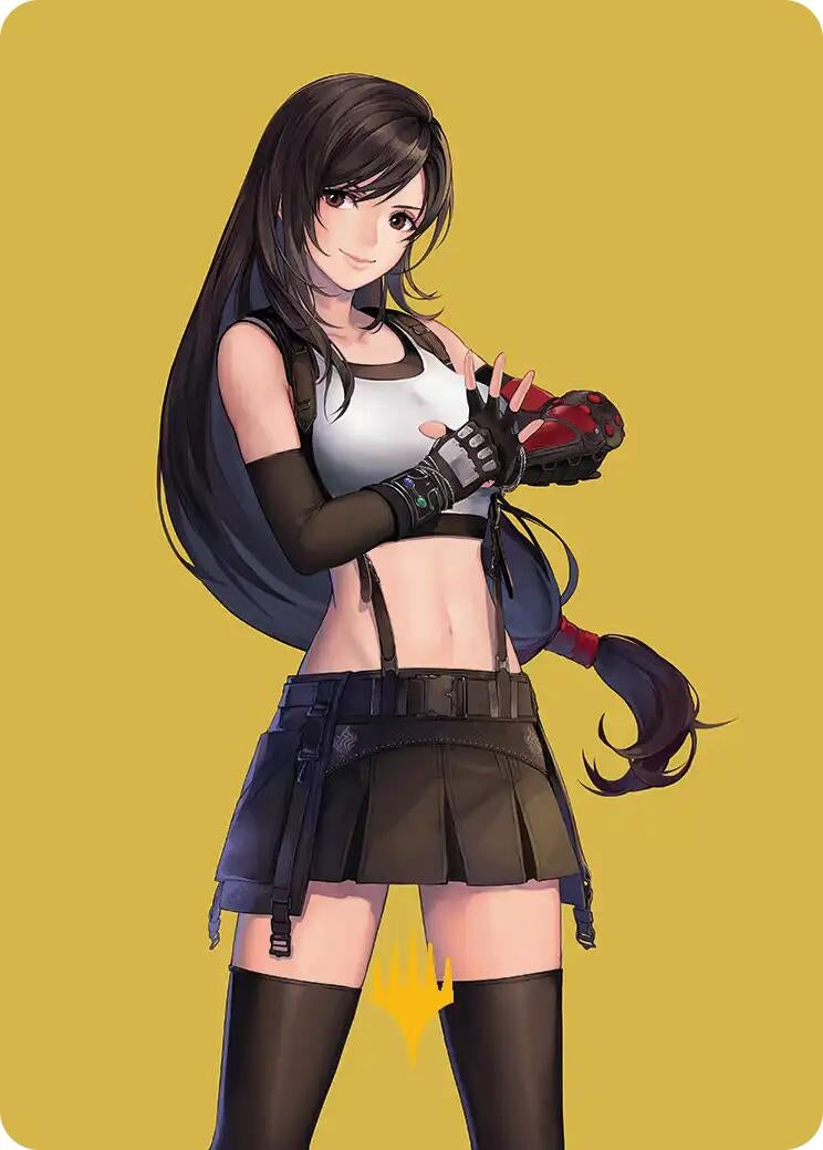 Image for Tifa, Martial Artist Art Card (Gold-Stamped Planeswalker Symbol) (52) - Magic: The Gathering