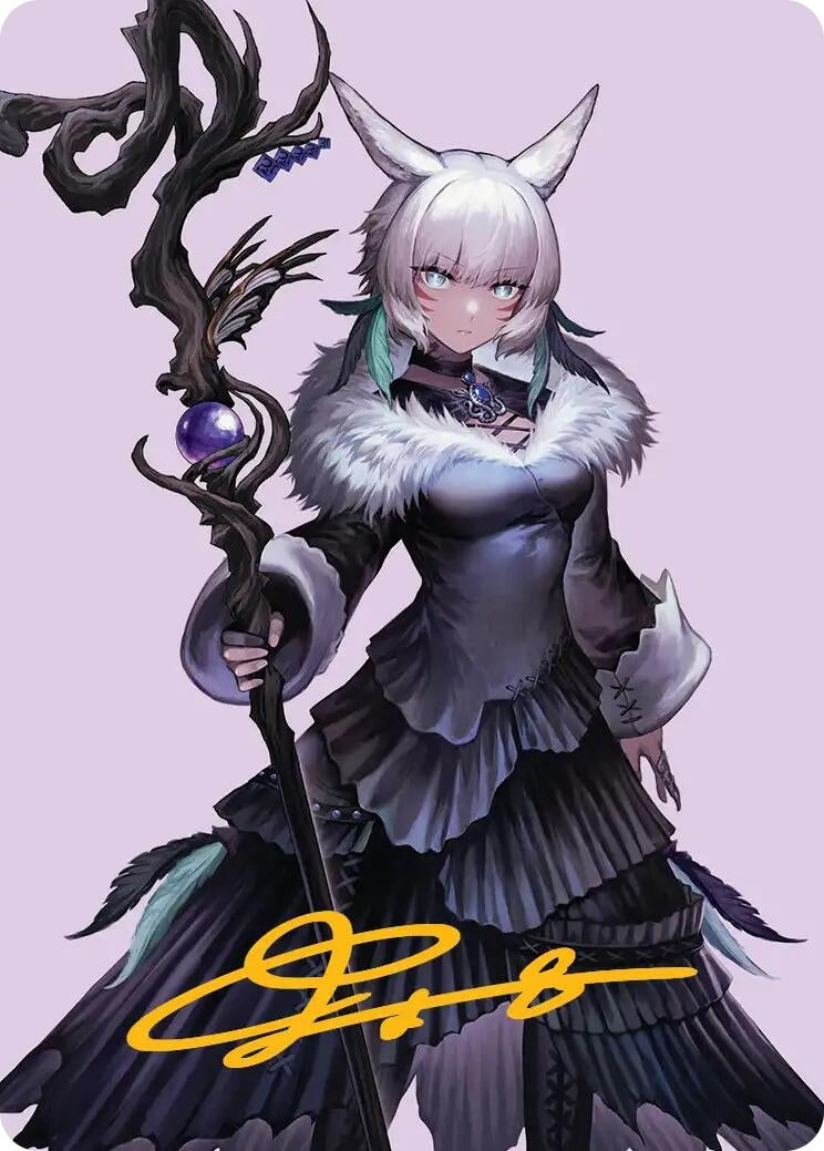 Image for Y'shtola, Night's Blessed Art Card (53) (Gold-Stamped Signature) (53) - Magic: The Gathering