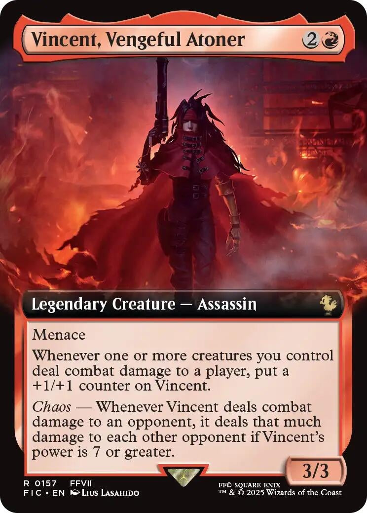 Image for Vincent, Vengeful Atoner (Extended Art) (157) - Magic: The Gathering
