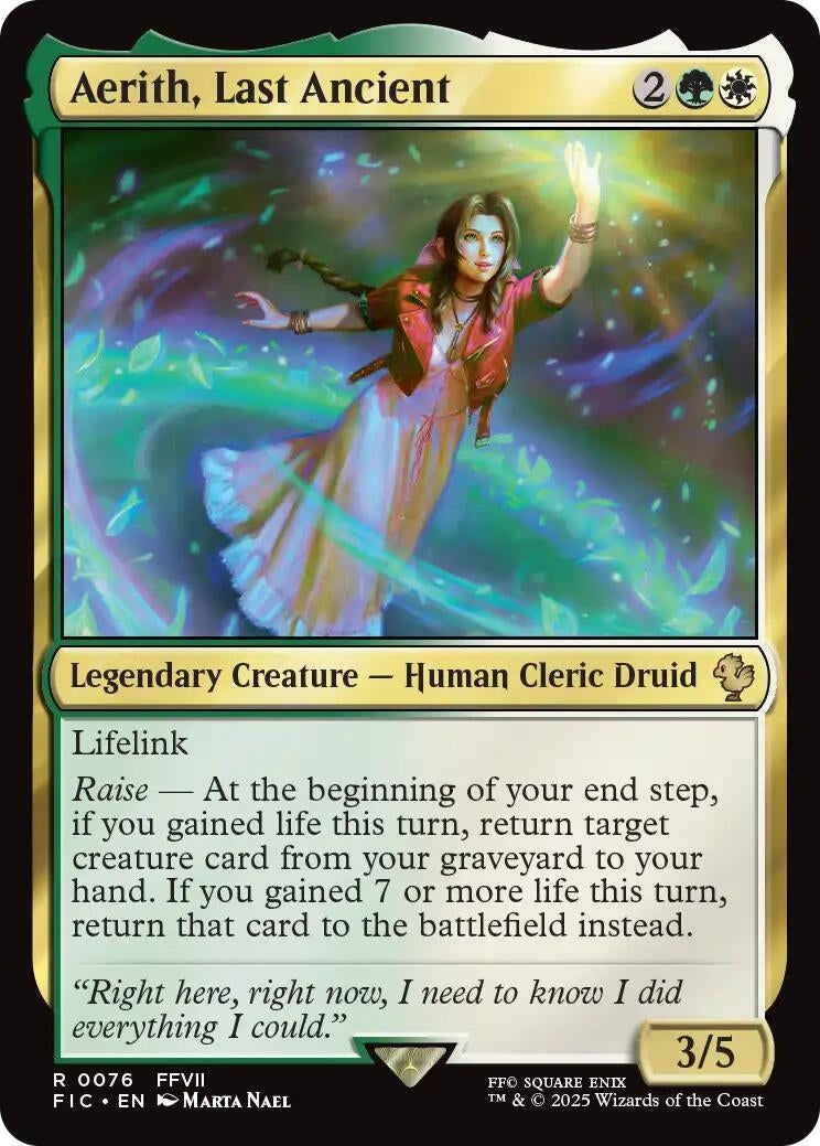 Aerith, Last Ancient (Surge Foil) (76) (FIC)