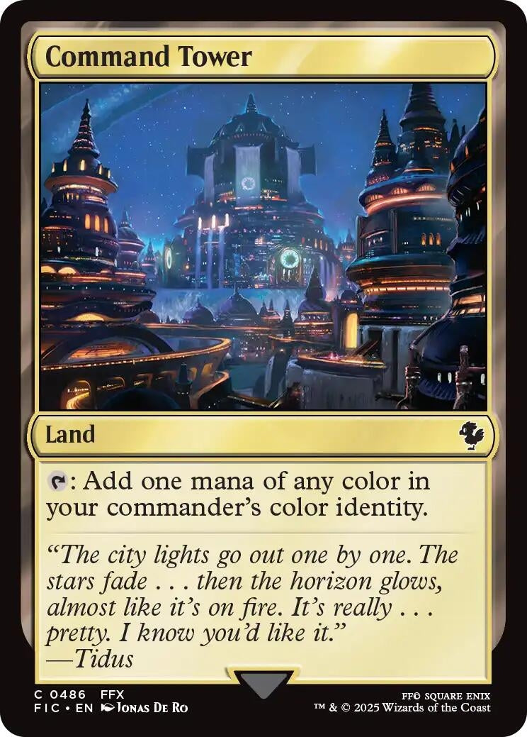 Command Tower (0486) (Surge Foil) (486) (FIC)