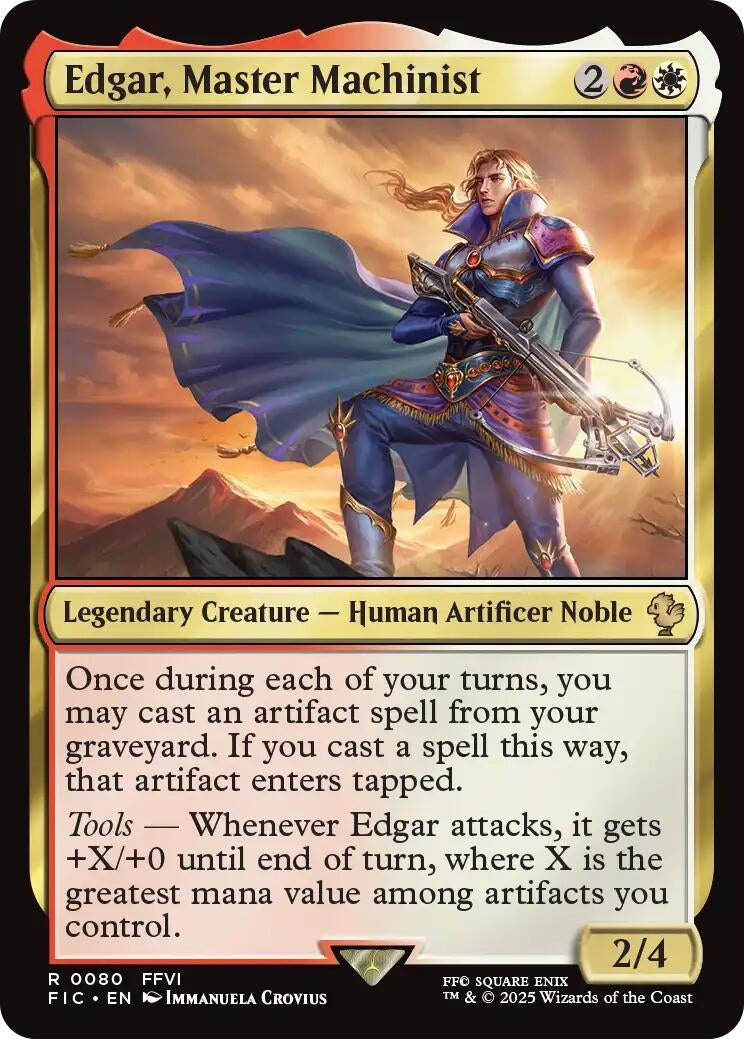 Edgar, Master Machinist (Surge Foil) (80) (FIC)