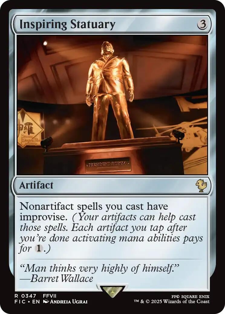 Inspiring Statuary (Surge Foil) (347) (FIC)
