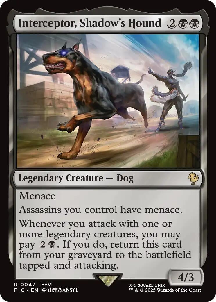 Image for Interceptor, Shadow's Hound (Surge Foil) (47) - Magic: The Gathering