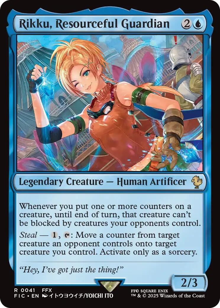 Image for Rikku, Resourceful Guardian (Surge Foil) (41) - Magic: The Gathering