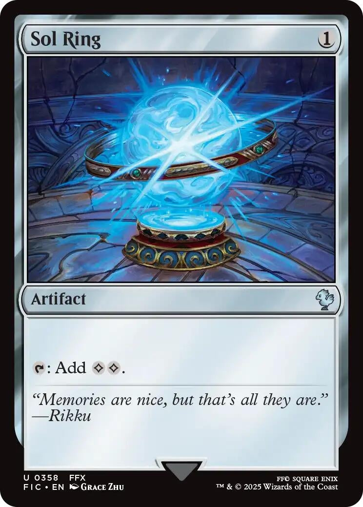 Sol Ring (0358) (Surge Foil) (358) (FIC)
